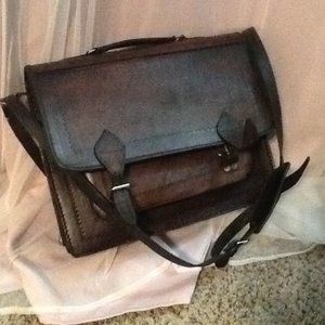 Genuine Leather Briefcase (convertible)